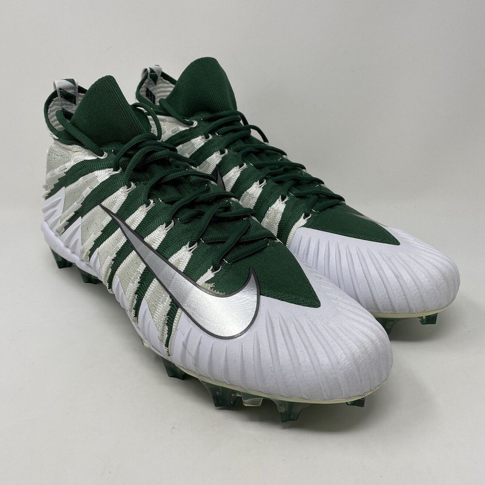 Nike Alpha Menace Elite TD Men's Size 16 Football Cleats Green White‎ AJ6547-303